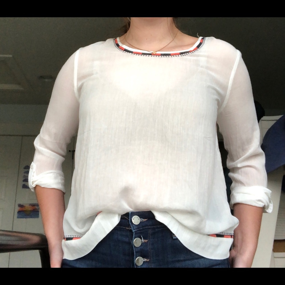 Flowy, shear blouse